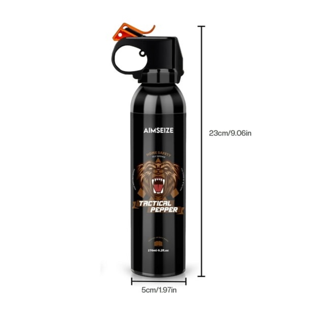 New Aimseize Tactical Pepper Gel with UV Dye - Black - Picture 10 of 14